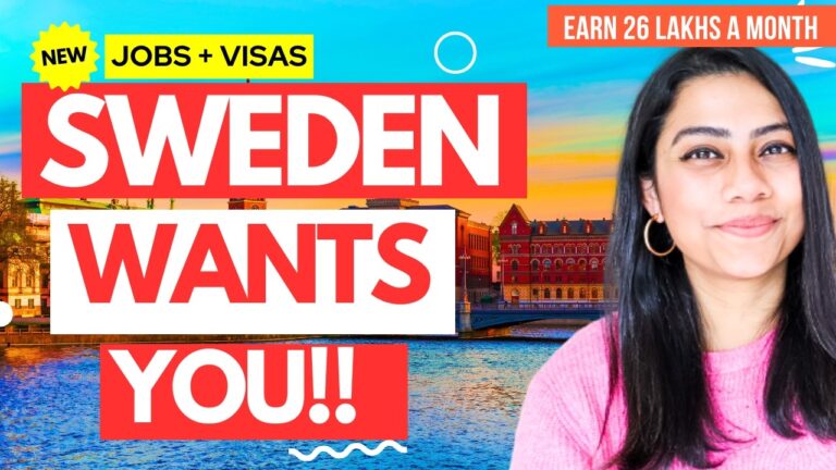SWEDEN is HIRING FOREIGNERS 2025